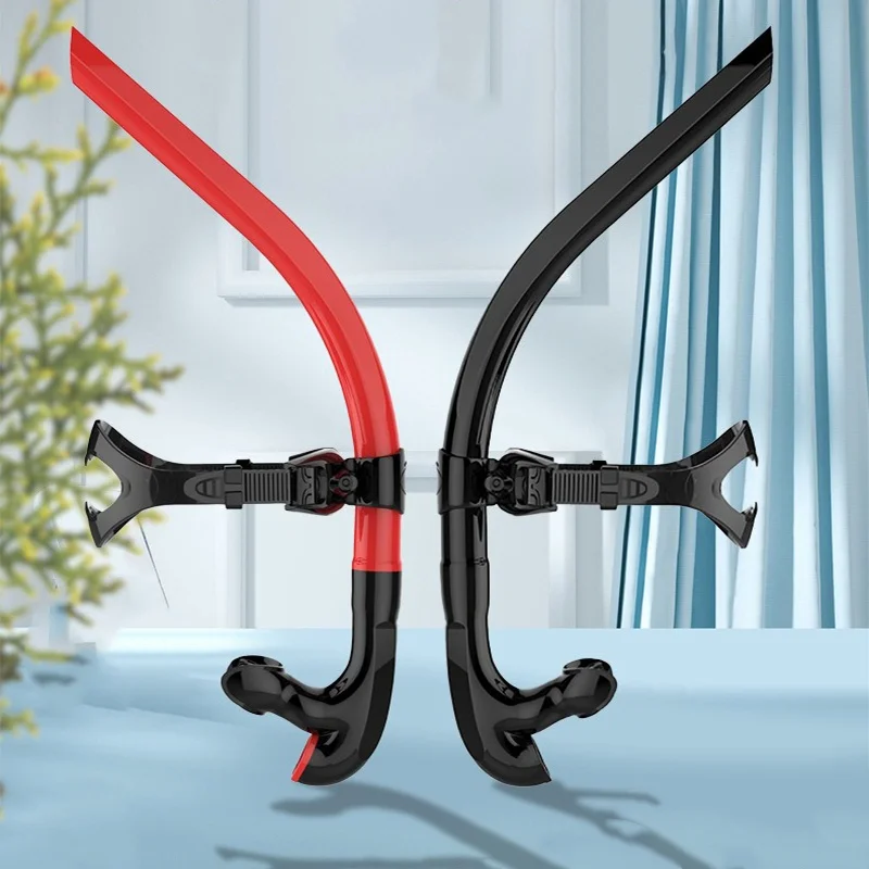 

Custom logo Diving Swimming Safe Snorkel Tube Swimming Front Silicone scuba Diving Replacement Snorkel