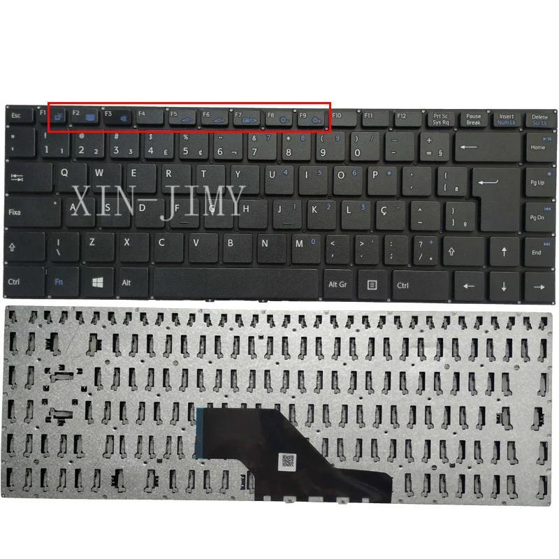 

KBHUB PT/BR Brazil keyboard For SONY VAIO FE14 VJFE41F11X VJFE42F11X VJFE43F11X D0K-V6399A DOK-V6399A No backlight New