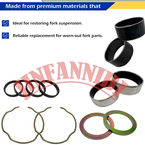 Imagen 2 del producto Kit de reconstrucción de patas de horquilla delantera para Harley Softail Dyna Street Glide con horquillas de 41 mm