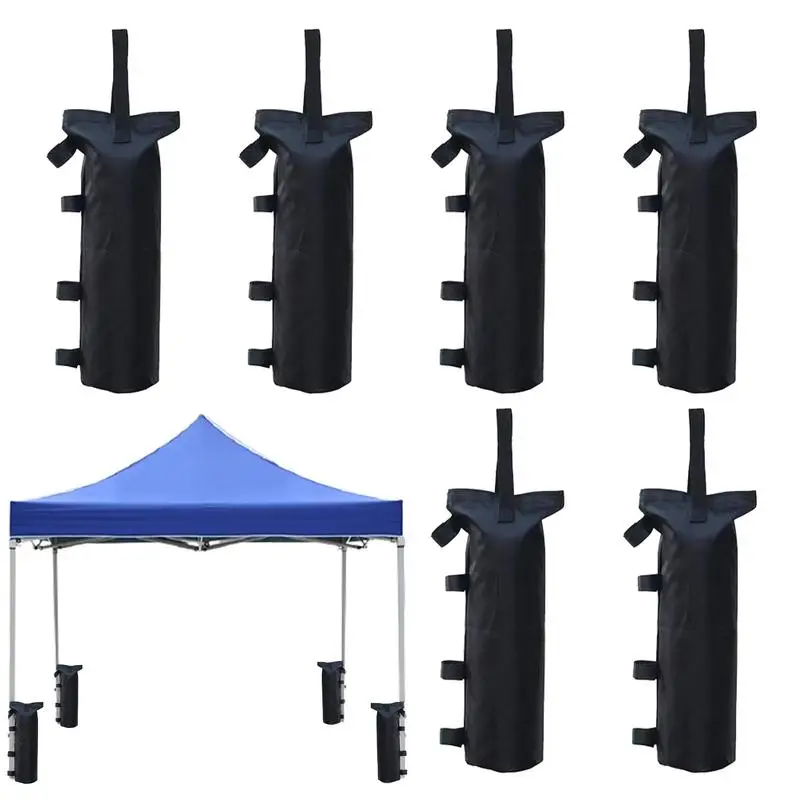 

Tent Weights 6pcs Reusable Canopy Weights Sand Bags Outdoor Gazebos Multi-Functional Sandbags Weights For Umbrellas Tent Banner