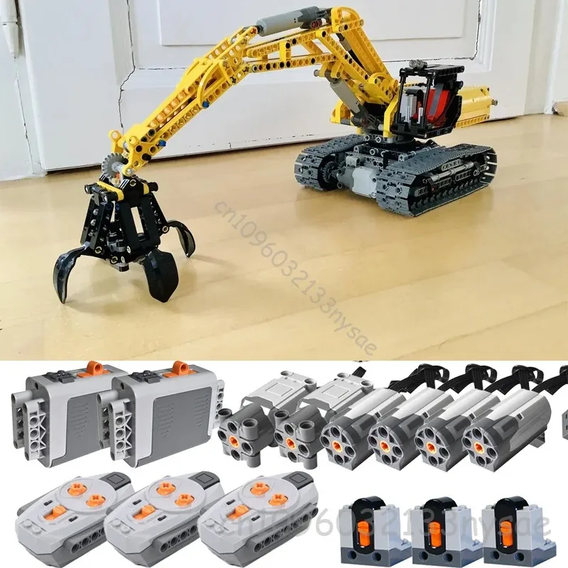 Nueva versión MOD 42006 excavadora técnica completa RC funciones de potencia conjunto ladrillos modelo ensamblar ladrillos DIY juguete niños regalos de cumpleaños
