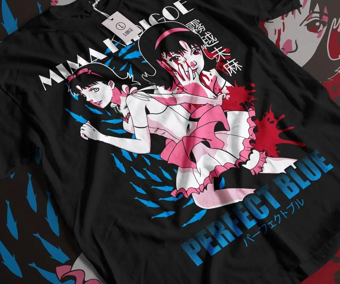 

Perfect Blue T-shirt Mima Kirigoe Girl Anime Manga Japanese Gift Shirt All Size