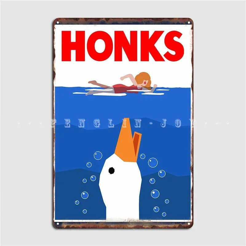 Honks Poster Metal Plaque Living Room Garage Decoration Cinema Living Room Vintage Tin Sign Poster