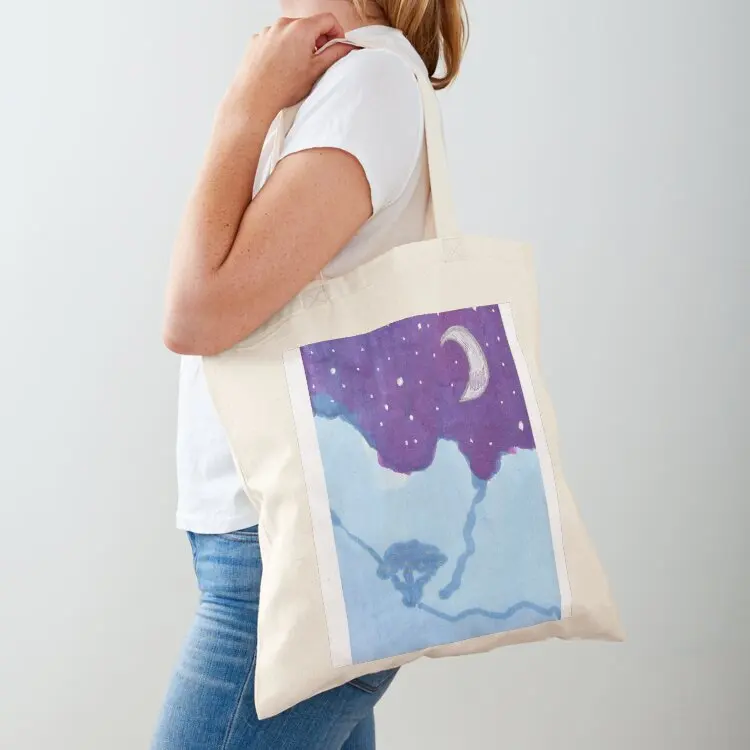 

Purple Sky At Night Tote Bag Shopper handbag tote bags men shopping trolley bag shopping bag logo