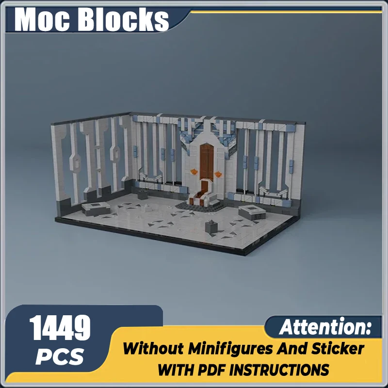 Popular Star Movie Moc Building Blocks King's Throne  Bricks Model DIY Assembly Construction Toy Holiday Birthday Gifts