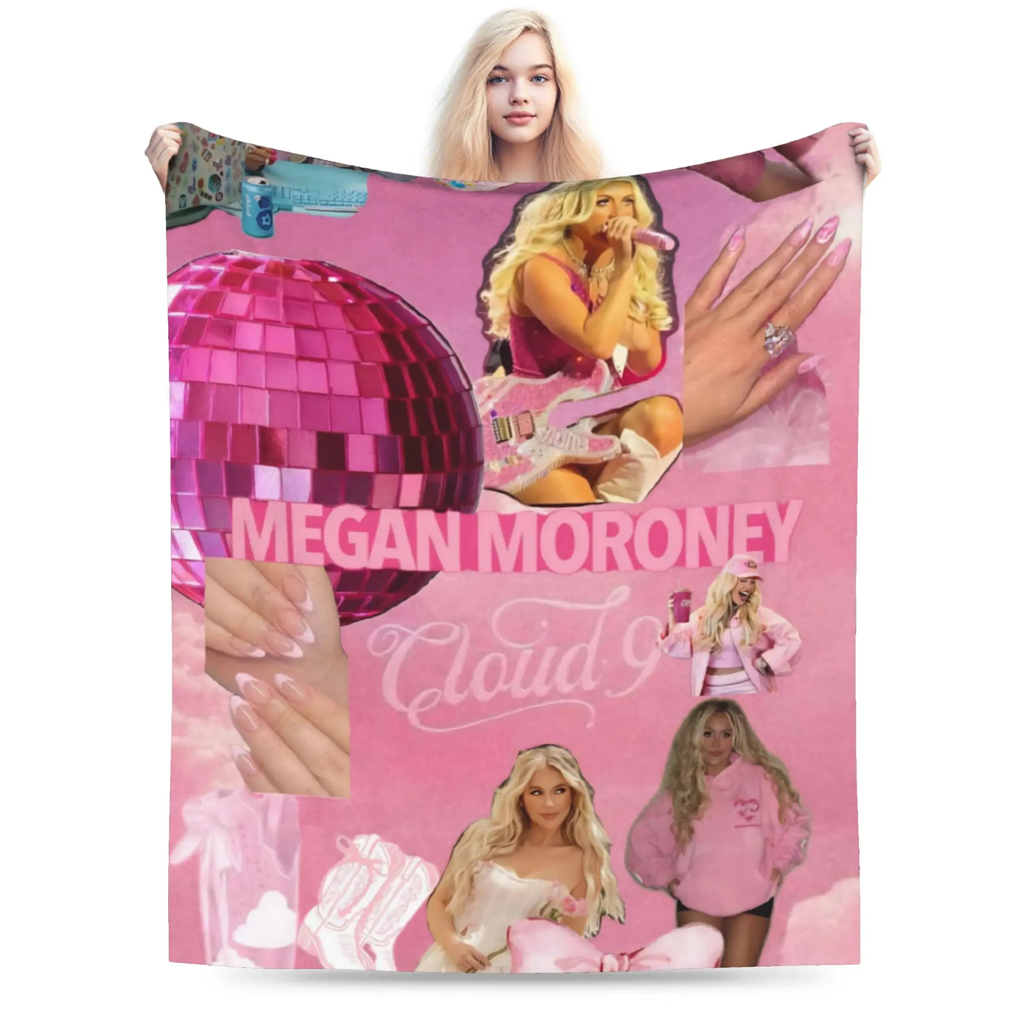 Megan Moroney Singer  Throw Blanket for Couch  Soft Cozy Plush Blanket 50x60 Inch Multi-size Bedspread for All Seasons