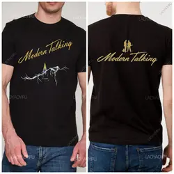 Modern Talking Band Man T-shirt Fun Feature T-shirt Harajuku Streetwear New Trend Hip Hop Fashion Unisex Top