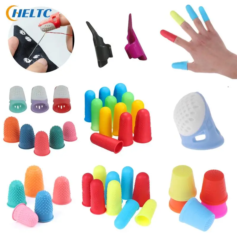 1 Pcs אצבעון אצבע בינוני גדול מגן נוח טלאים Quilting קרפט אביזרי תפירה ביתית DIY כלים Nonslip
