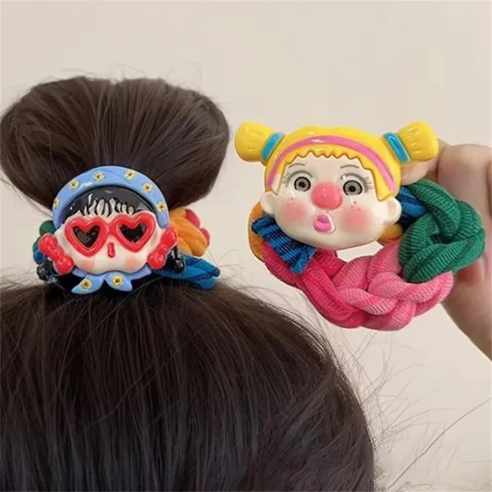 Niedliches Großes Cartoon-Haarband, Hochwertiges Hochelastisches Haargummi für Damen, Langlebiges Flechthaarband, Haaraccessoires – Detail 7