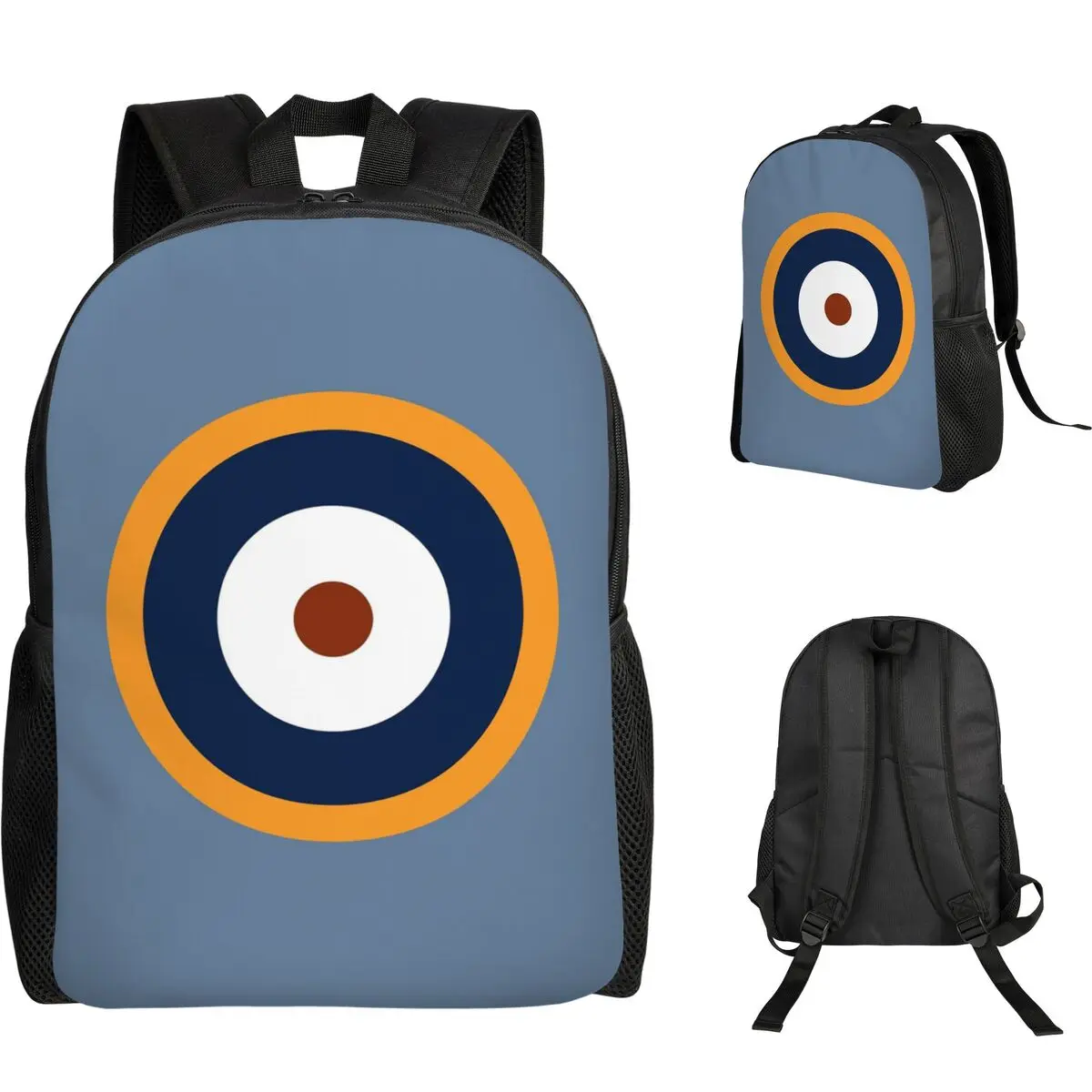 The RAF Roundel Version Used During World War 2 Student Backpack School Bag Hiking Travel Daypack Fashion Bookbag Shoulder Bags