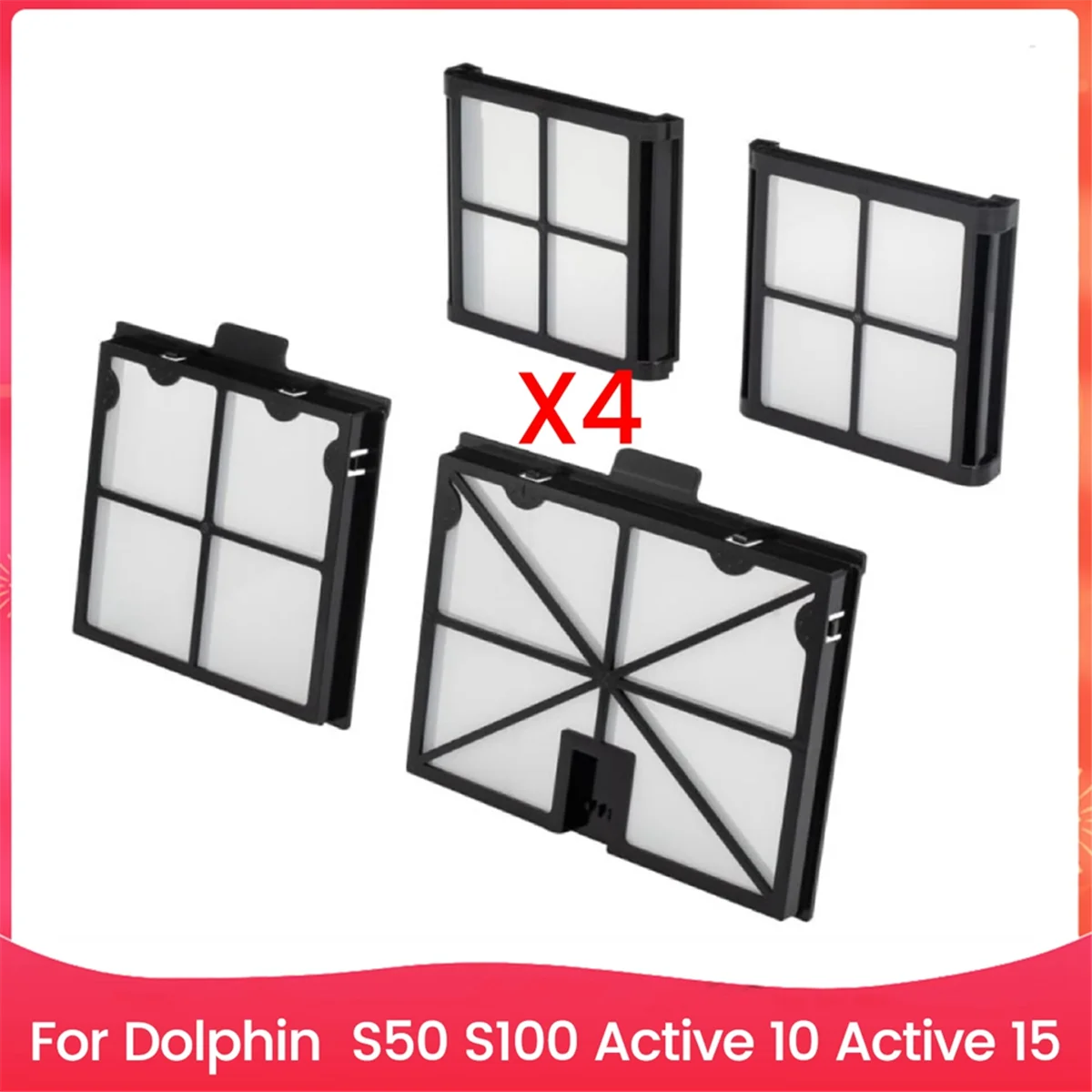 

9991425-R4 Pool Cleaners Filter for Premier S50, S100, Active 10 Active 15 Robotic Replacement Ultra Fine Filter