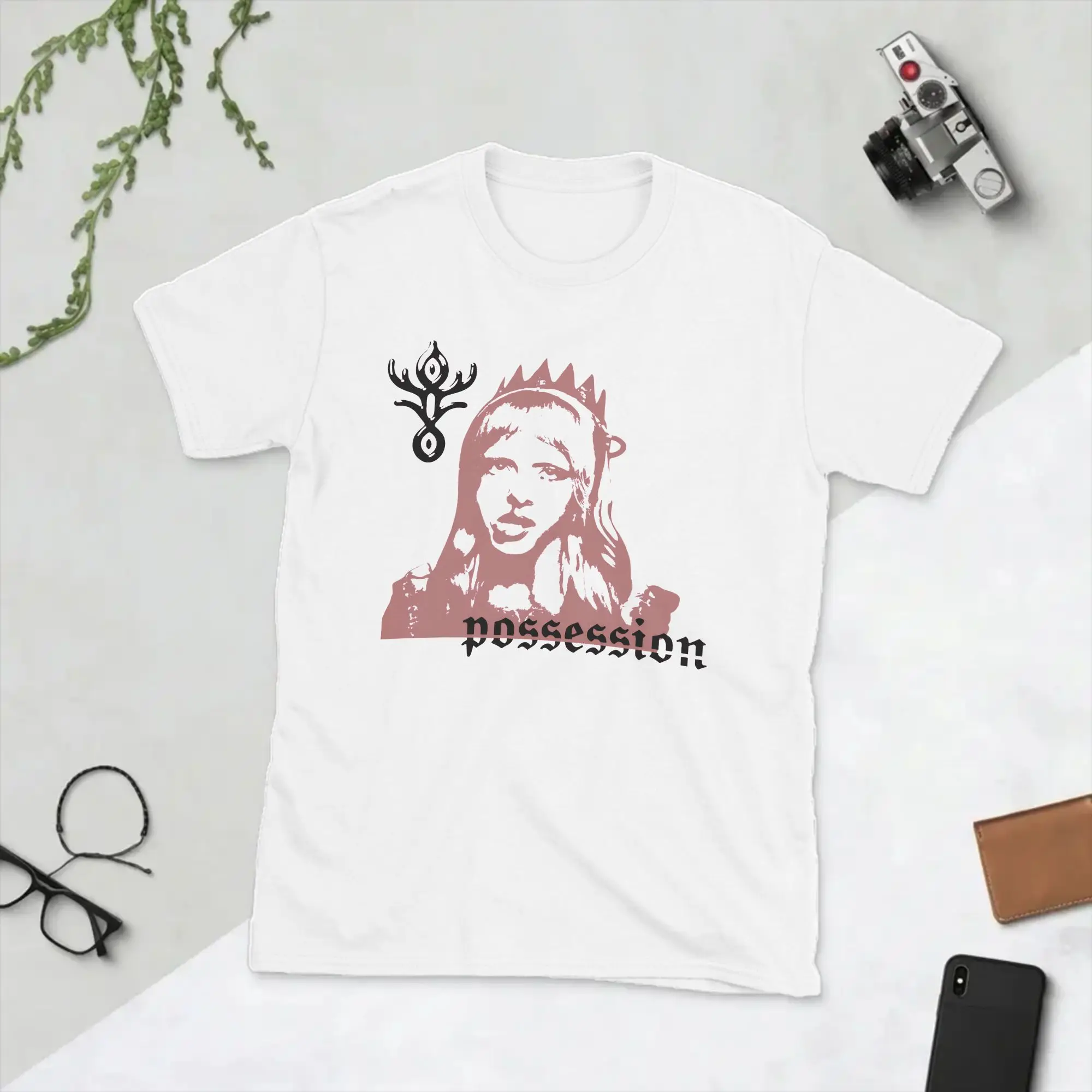 Melanies Martinez Possession T Shirts for Men Cotton Funny T-Shirt Round Neck  Tees Short Sleeve Clothing Printed