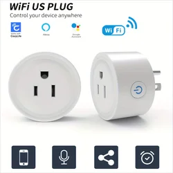 16A Smart US Plug WiFi 2.4G Outlet Home Automation CozyLife APP/Voice Control Group Timer Socket Alexa Google Home Assistant