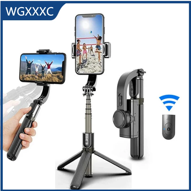 

Anti Shake 1-Axis Handheld Gimbal Stabilizer Selfie Stick Bluetooth Mobile Phone Holder Tripod Monopod Stand for iPhone Xiaomi