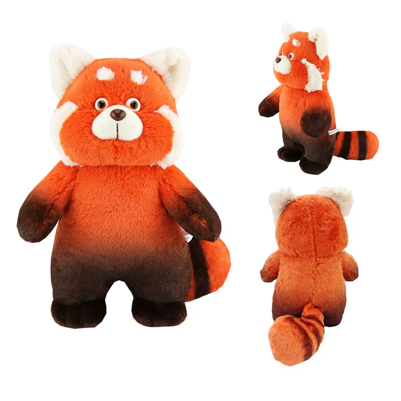 Figura de peluche Kawaii de Disney Turning Red Panda, muñeco de mapache, lindo modelo de peluche de Anime, decoración de dibujos animados, regalos