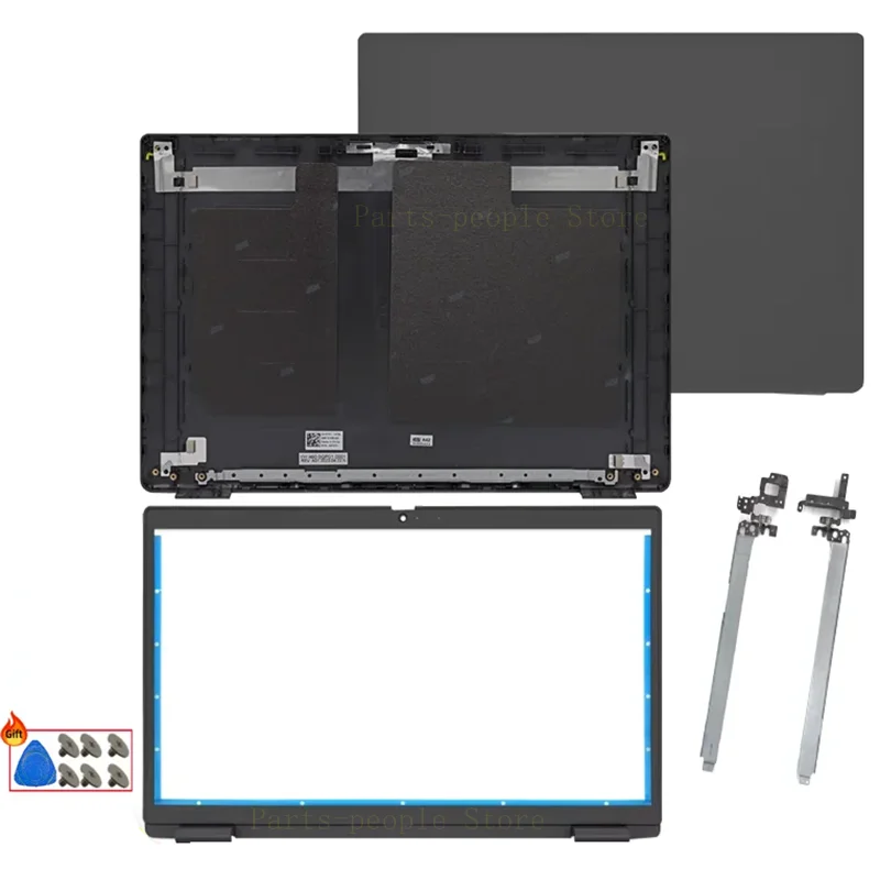 New For Latitude 3520 L3520 E3520 Laptop LCD Back Cover/Front Bezel/Hinges Computer Replacement Case Black Rear Lid Top Case