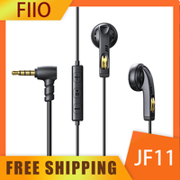 Fiio JF11 U-Shaped Hifi Game Earbud 14.2mm Dynamic Driver Wired Headset Bass Music Sport Earphone With Mic Custom Pc Accessries