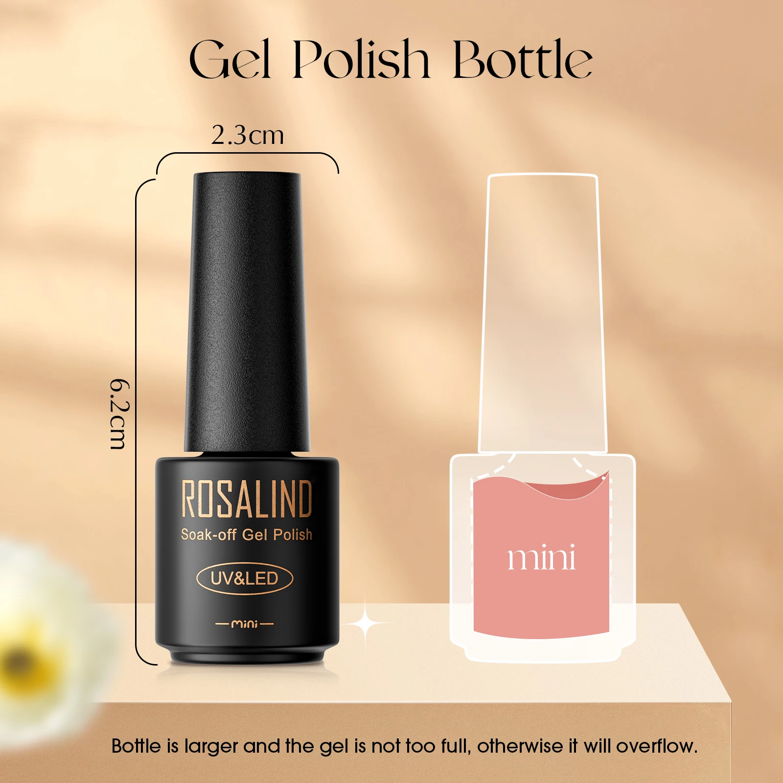 Colla per unghie ROSALIND 38 pz/set smalto gel duraturo smalto per unghie topcoat agente lucidante set lampada UV set per unghie fai da te