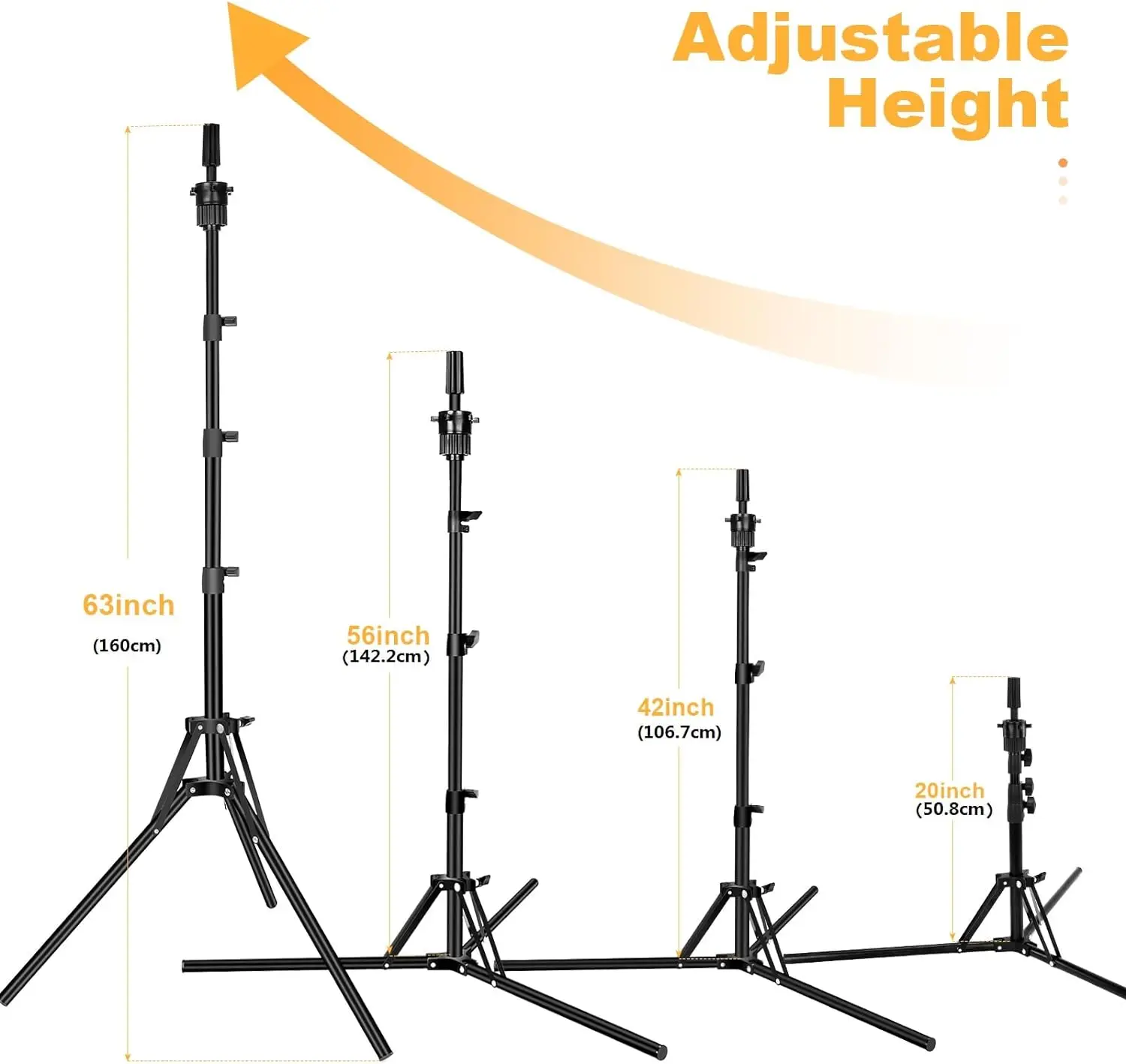 Mannequin Head Stand, Adjustable Wig Stand, Reinforced Metal Mannequin Head Stand for Cosmetology Hairdressing Training