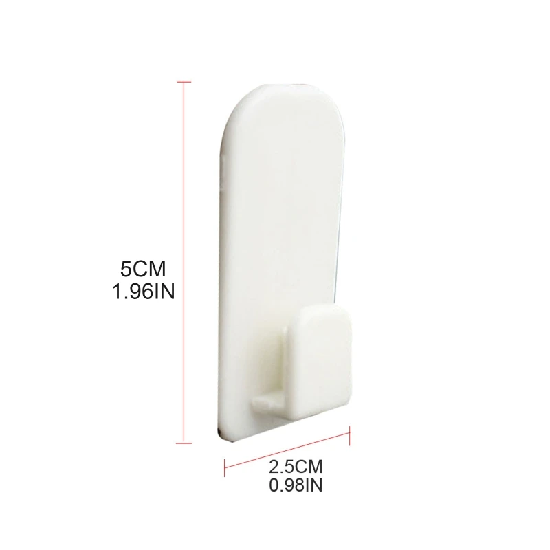 Colgador Control remoto para montaje en pared, juego ganchos plástico autoadhesivos, 4 Uds., soporte para mando a
