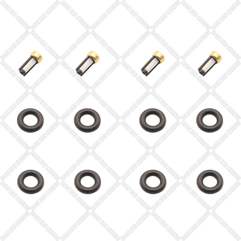 

Filters Orings Seals Grommets Fuel injector service kit filter for VW Van Goli Parati Santana Saveiro Polo 1.6/1.8L IWP-044