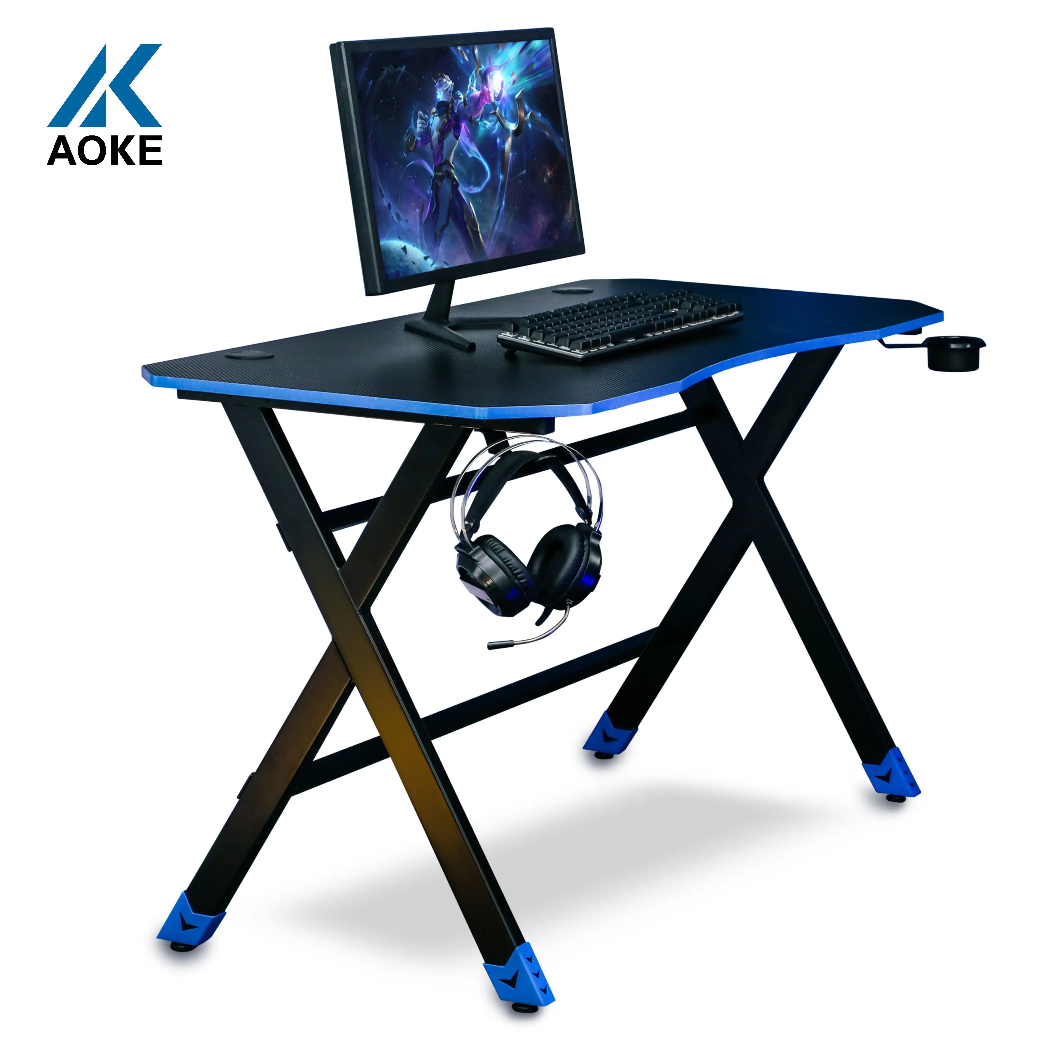 Meja PC Kantor Berkualitas Tin - Home Office Work Table ulasan dan harga