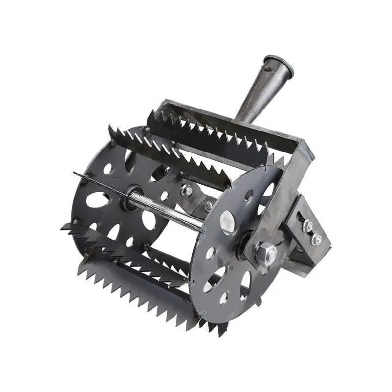 Hand‑push Wheeled Weeding Tool Multi‑function Manual Loosening Hoe Thickened Manual Tiller for Weeding & Soil Cultivation