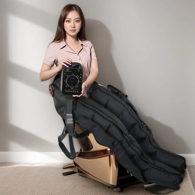 

Трансграничная зарядка Новый шестикамерный массажер для ног с воздушной волной Спортивная реабилитация Восстановление мышц Массаж ног с подушкой безопасности