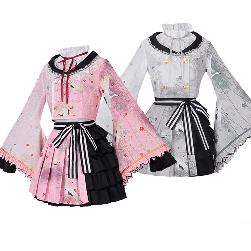 

Pjsk Akiyama Mizuki Kusanagi Nene Cosplay Lolita Kimono Dress Project Sekai Colorful Stage Feat Colorful Costume Uniform Set