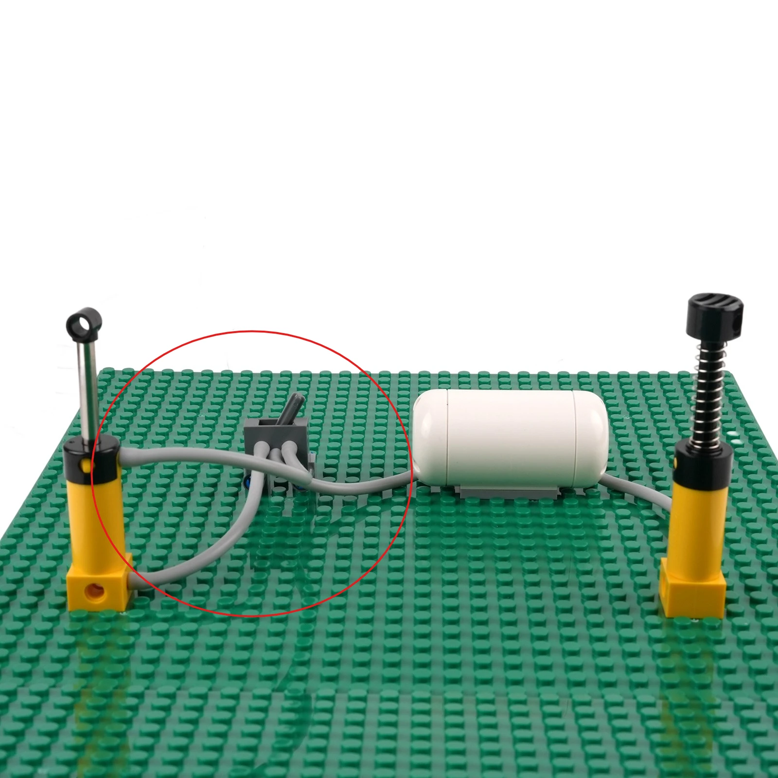 MOC 2M Pneumatic Hose Kit Power Bricks for Legoeds-Compatible DIY Car Builds Includes Valves Cylinders 4mm Tubing