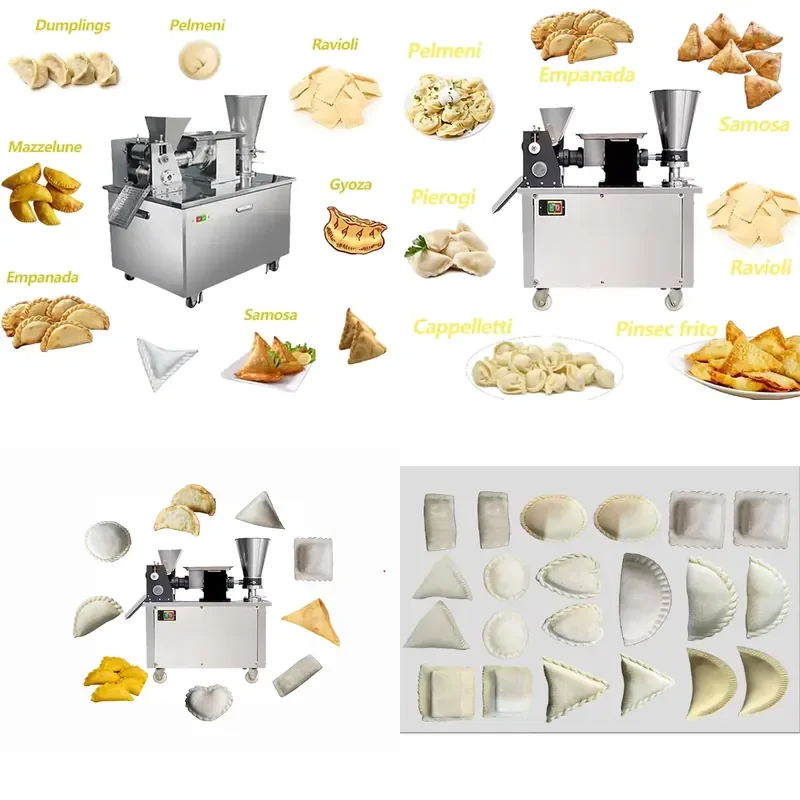 for Mini Automatic Momo Samosa Wonton Machine Big Meat Stuffed Rolls Dumpling Maker