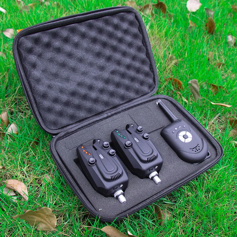 

1+2 Carp Wireless Fishing Bite Alarm Set Sensitivity Control LED Night Fishing Indicator Electronic Alarm Sea Fish Tackles Tools