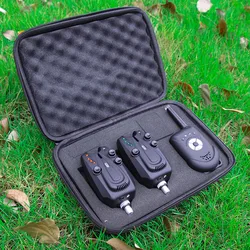 1+2 Carp Wireless Fishing Bite Alarm Set Sensitivity Control LED Night Fishing Indicator Electronic Alarm Sea Fish Tackles Tools