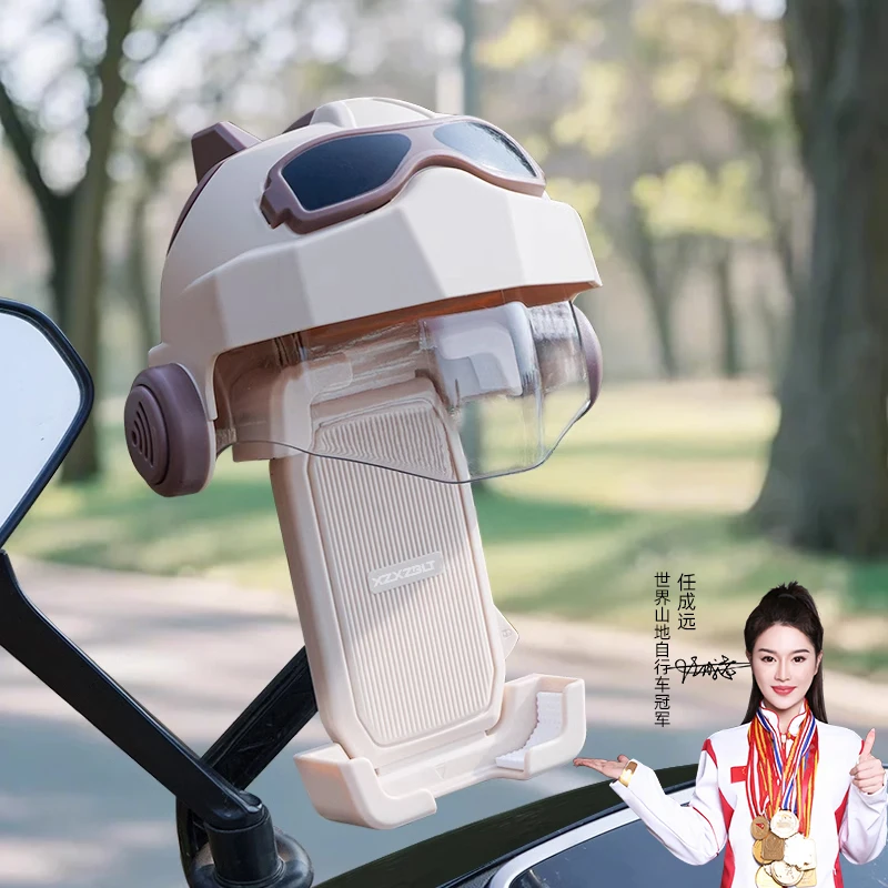 

Electric vehicle mobile phone holder 2025 new shockproof and anti-shake No. 9 battery motorcycle takeaway rider navigation