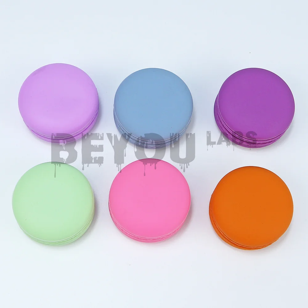 6Pcs Silicone Jar 20ml Nonstick Container Oil Storage Box Face Cream Jars Makeup Case Cosmetic Bottle Home Accessories