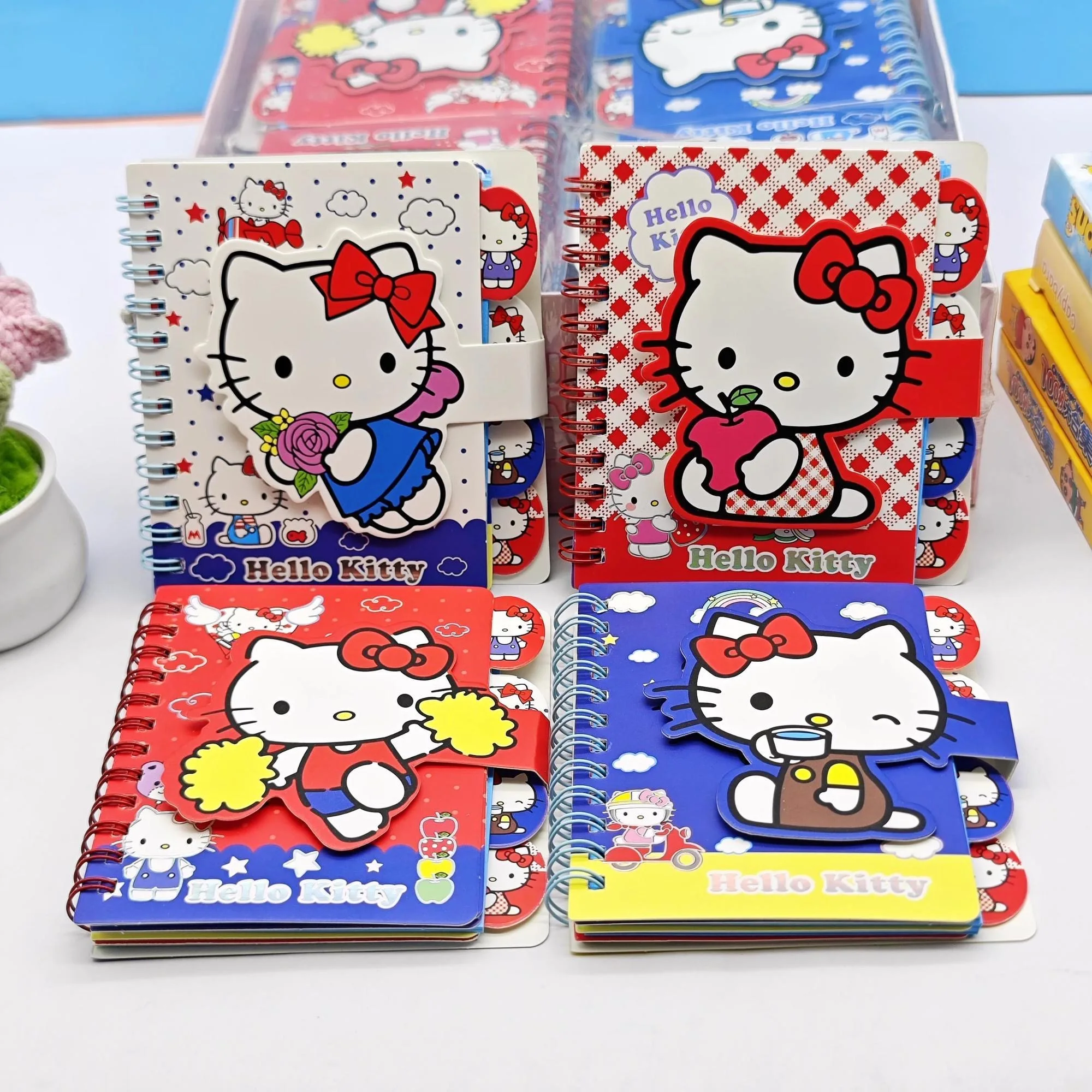 New1/4PS/Set Mini A7 Coil Notebook Cute note Book Diary Sketching Book School Supplies Stationery Scribed Diary