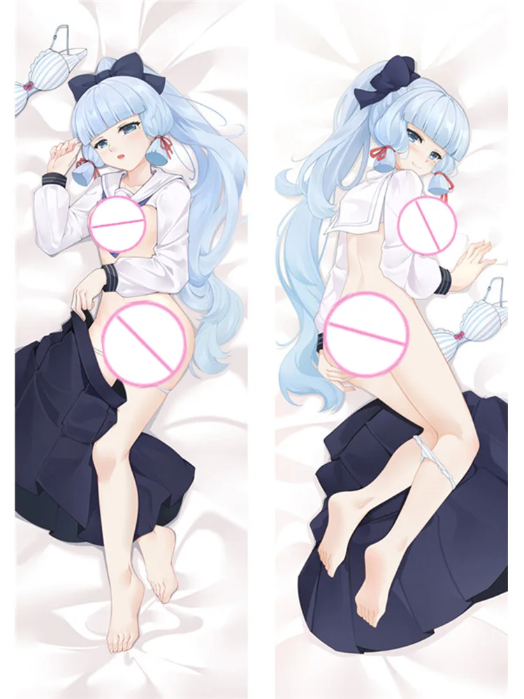 

Anime Pillow Cover Dakimakura Kamisato Ayaka Double-Sided Print Life-Size Body Pillows Cover Adult Case Bedding Gifts