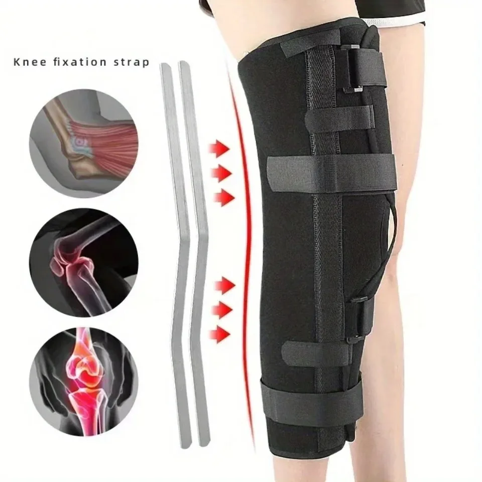 Adult & Kids Knee Brace Support Pad Patella Knee Fixing Orthopedic Leg Posture Corrector Fractures Splint Guard for Arthritis