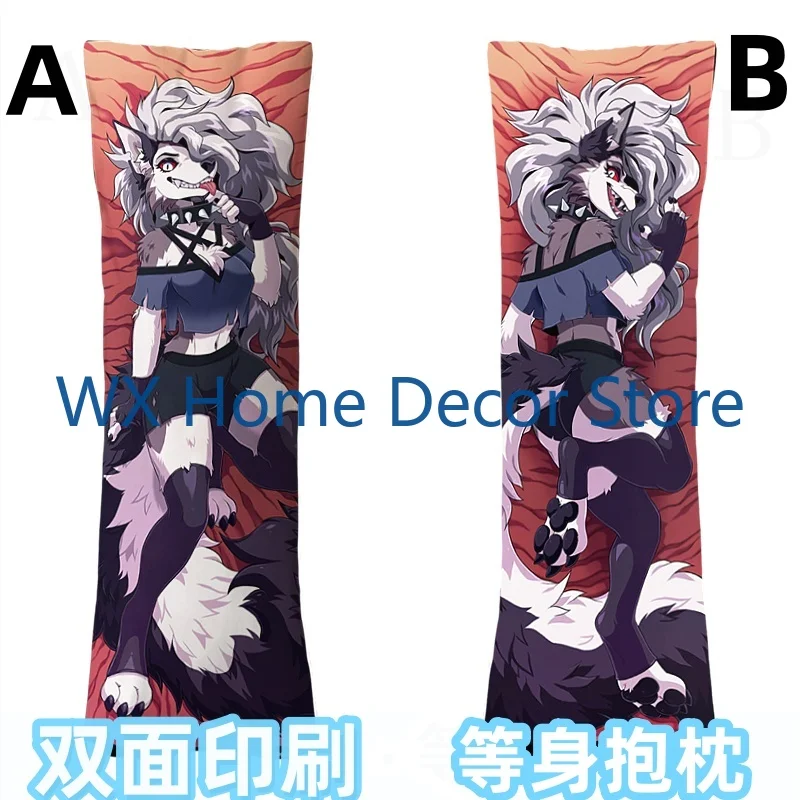 

Furry Body Pillow Dakimakura Anime Loona Hellova Boss Double Sided Pillow