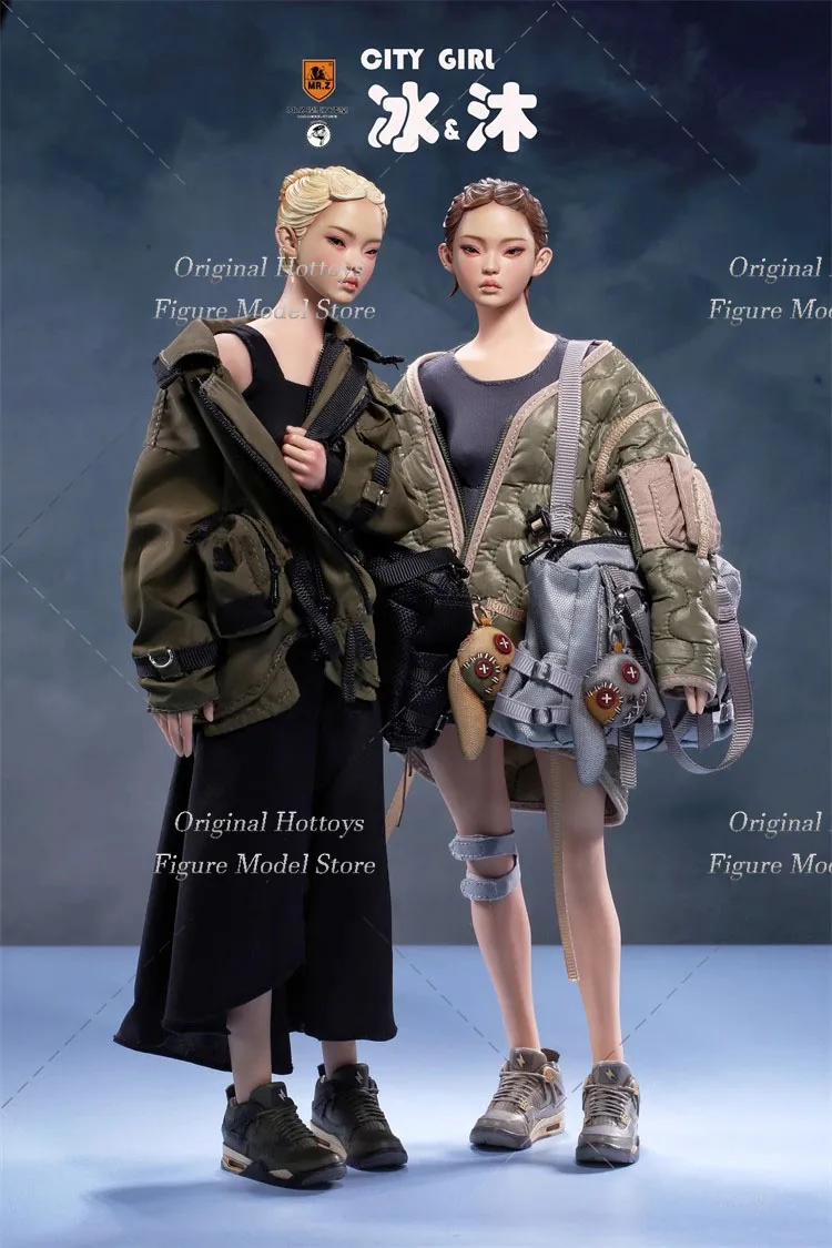 MR.Z CG001 1/6 Scale Female Soldier City Girl Bing&Mu Trend Cool Beauty Full Set 12-inches Action Figure Model Fans Gifts