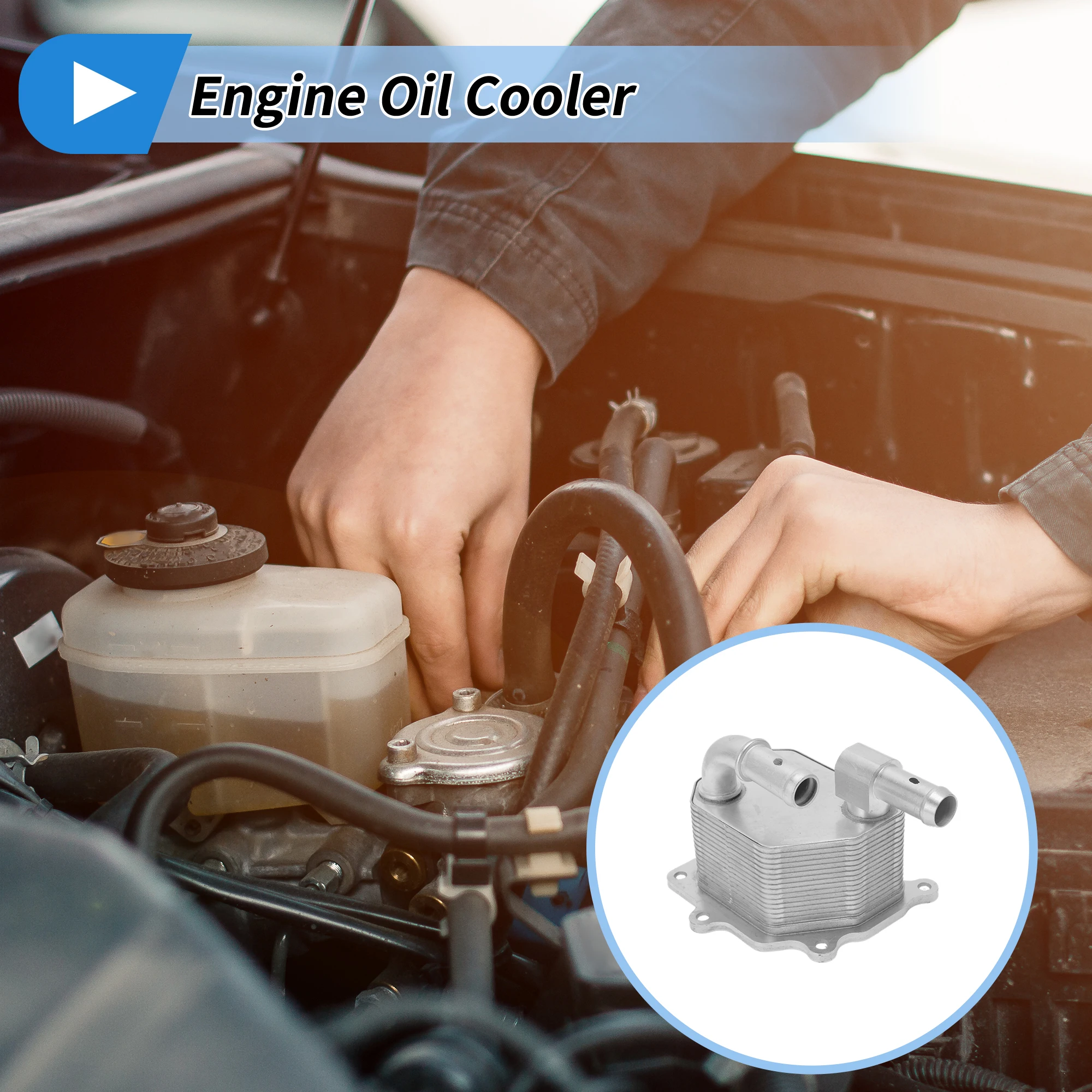 

UXCELL Engine Oil Cooler for Mazda CX-9 2007-2015 No.CA0214700 1 Pcs