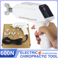 600N Spinal Adjustable Instrument Electric Correction Gun Impulse Spine Cervical Massager Portable Chiropractic Adjusting Tools