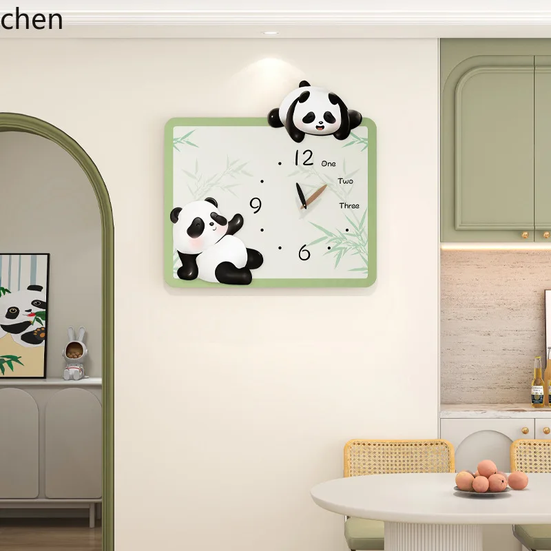 ZML wall clock for living room, new model with a high-end feel, modern, simple and creative