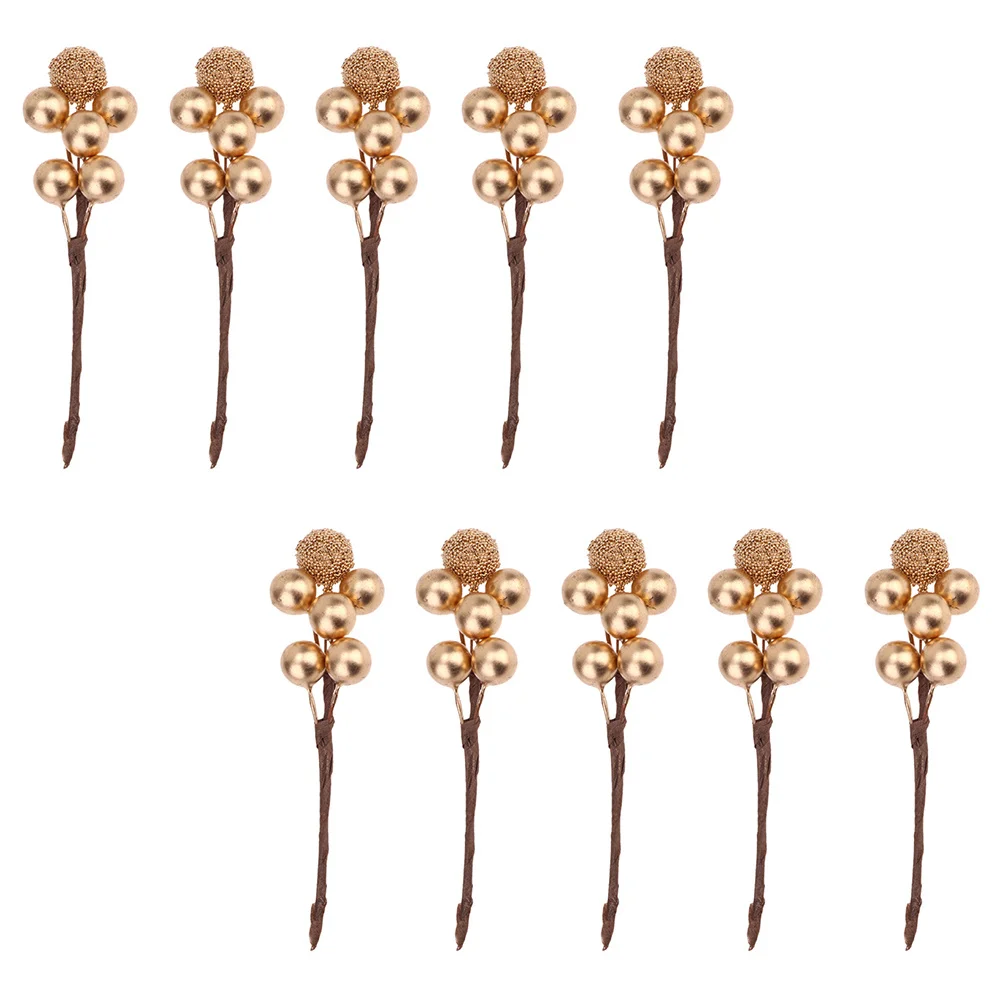 

20Pcs Artificial Berries Cafe Decoration Xmas Simulated Berries Wedding Party Ornament DIY Accessory