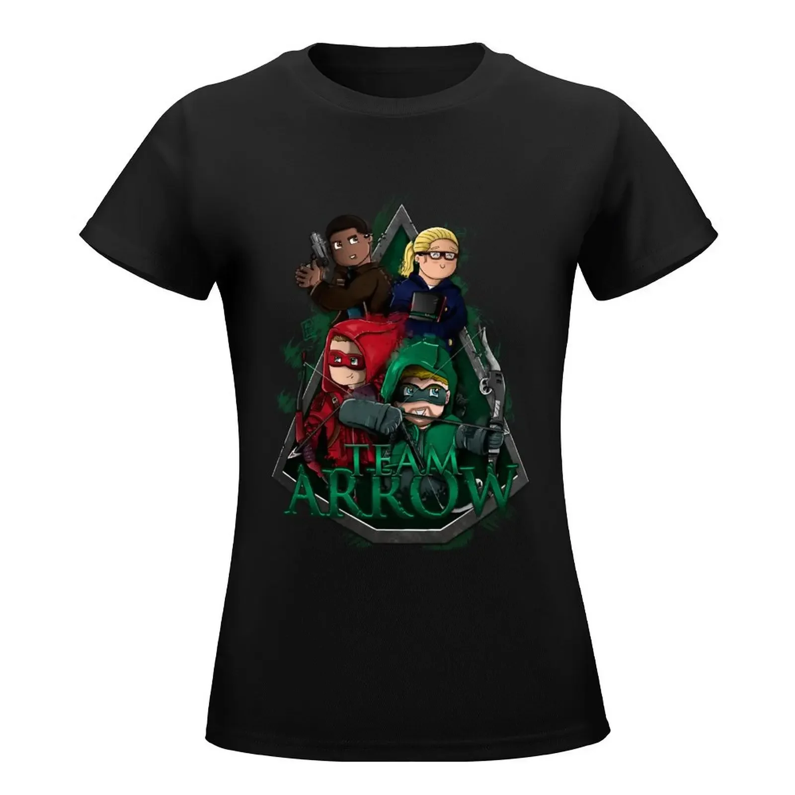 Team Arrow T-Shirt cute tops summer top anime clothes t-shirts for Women graphic tees