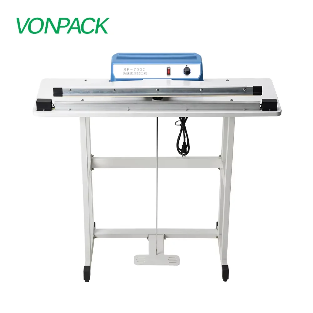 VONPACK SF-700C سعر المصنع سدادة حرارية آلة سدادة الحديد آلة الختم العمودي شون كيس آلة تعبئة الأكياس الغذائية