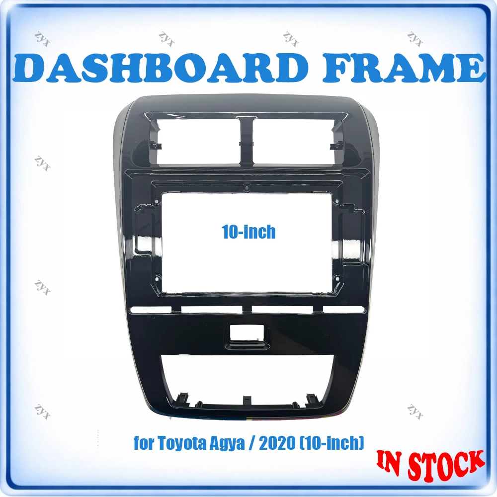 

Рамка для автомагнитолы Toyota Agya 2020, 10 дюймов, с проводкой и кабелем питания, аксессуары для автомобиля, Plug & Play