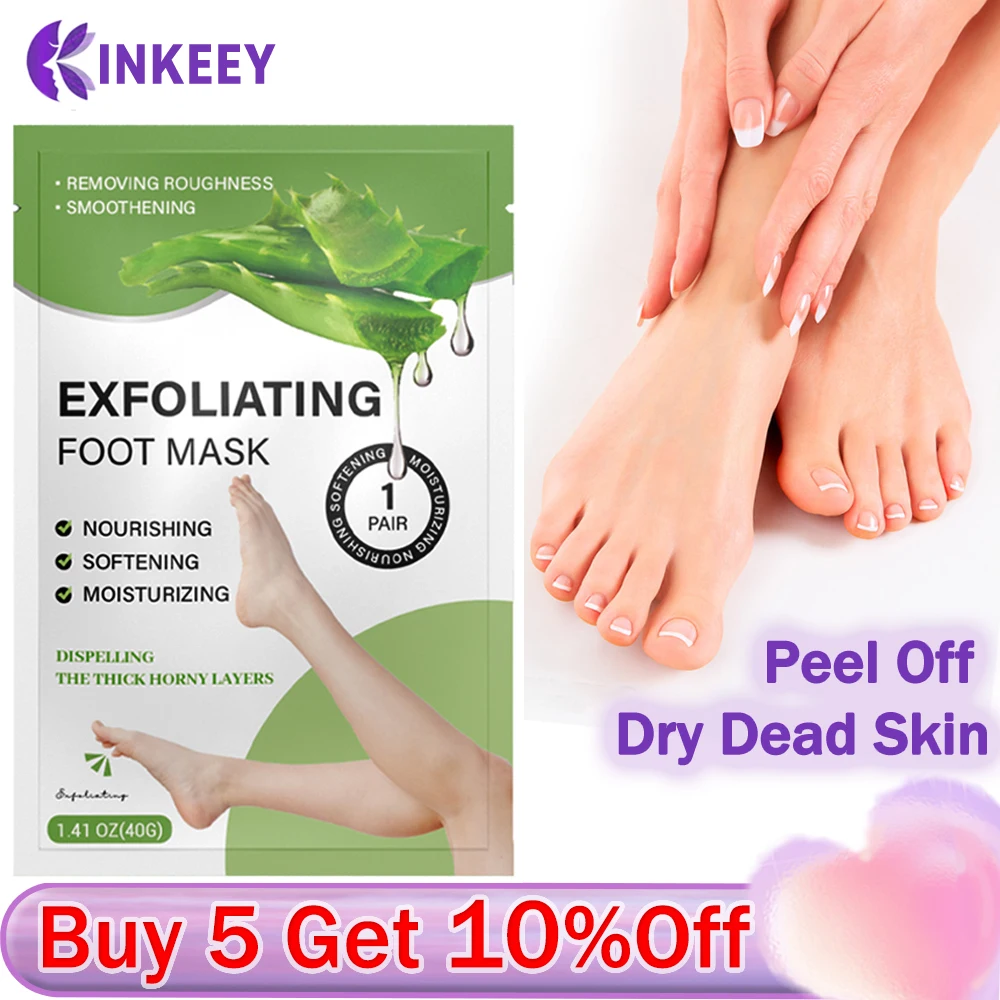 Exfoliating Foot Mask Foot Peel Mask Pedicure Socks Peeling Dead Skin Remover Calluses Heels Moisturizing Foot Care Foot Spa