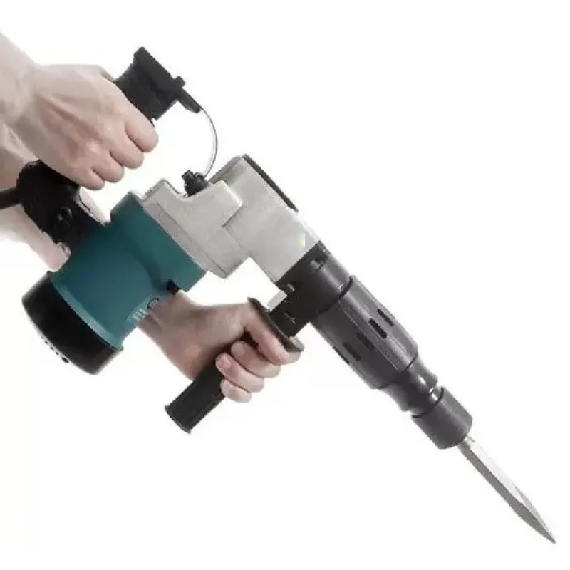 High Impact Electric Demolition Hammer Heavy Duty Construction Wall Breaking Power Tool