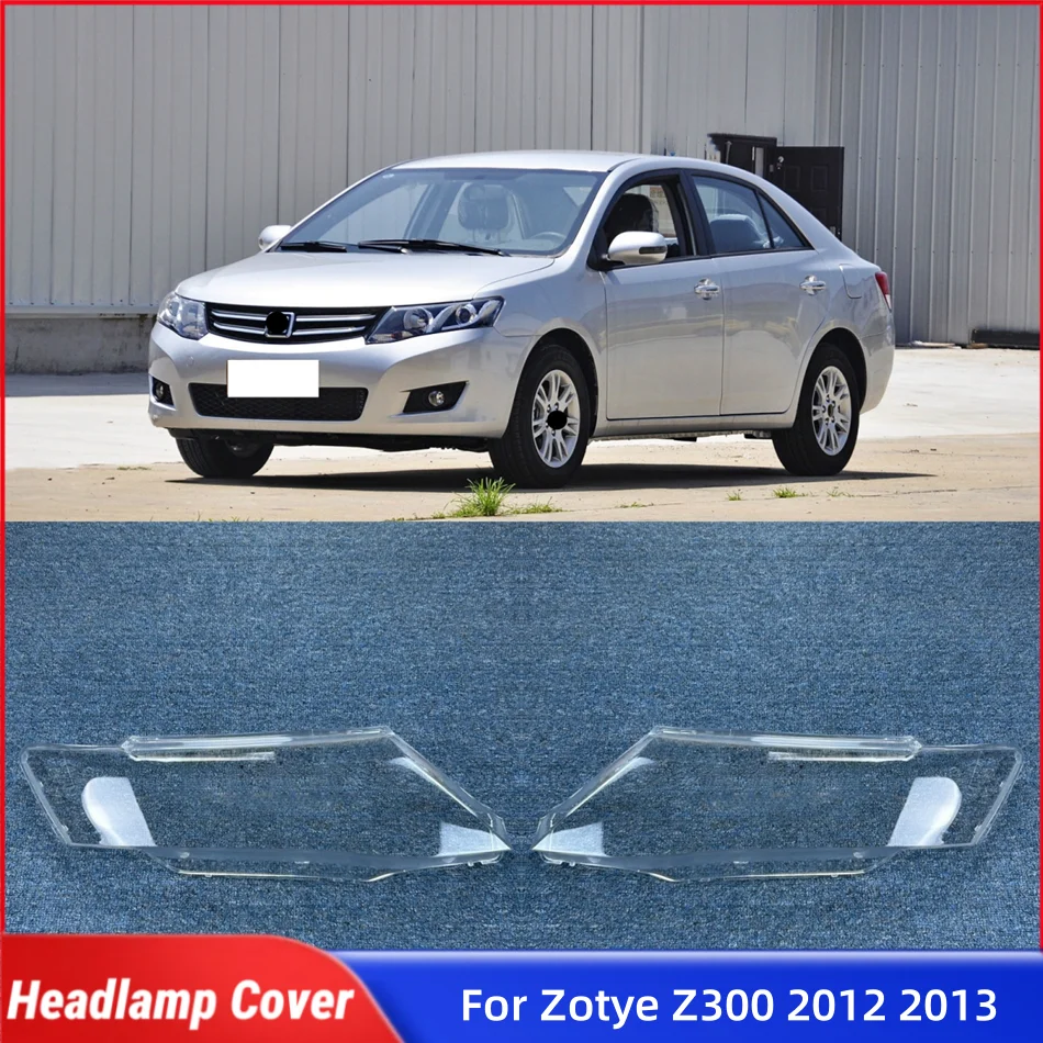 

Для Zotye Z300 2012 2013, автомобильные товары, крышка передней лампы, стеклянные фары, автомобильная передняя фара, крышка объектива, корпус